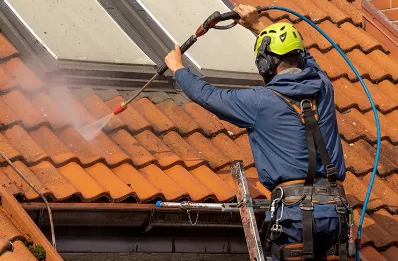 Démoussage et hydrofuge de toiture à Tramecourt